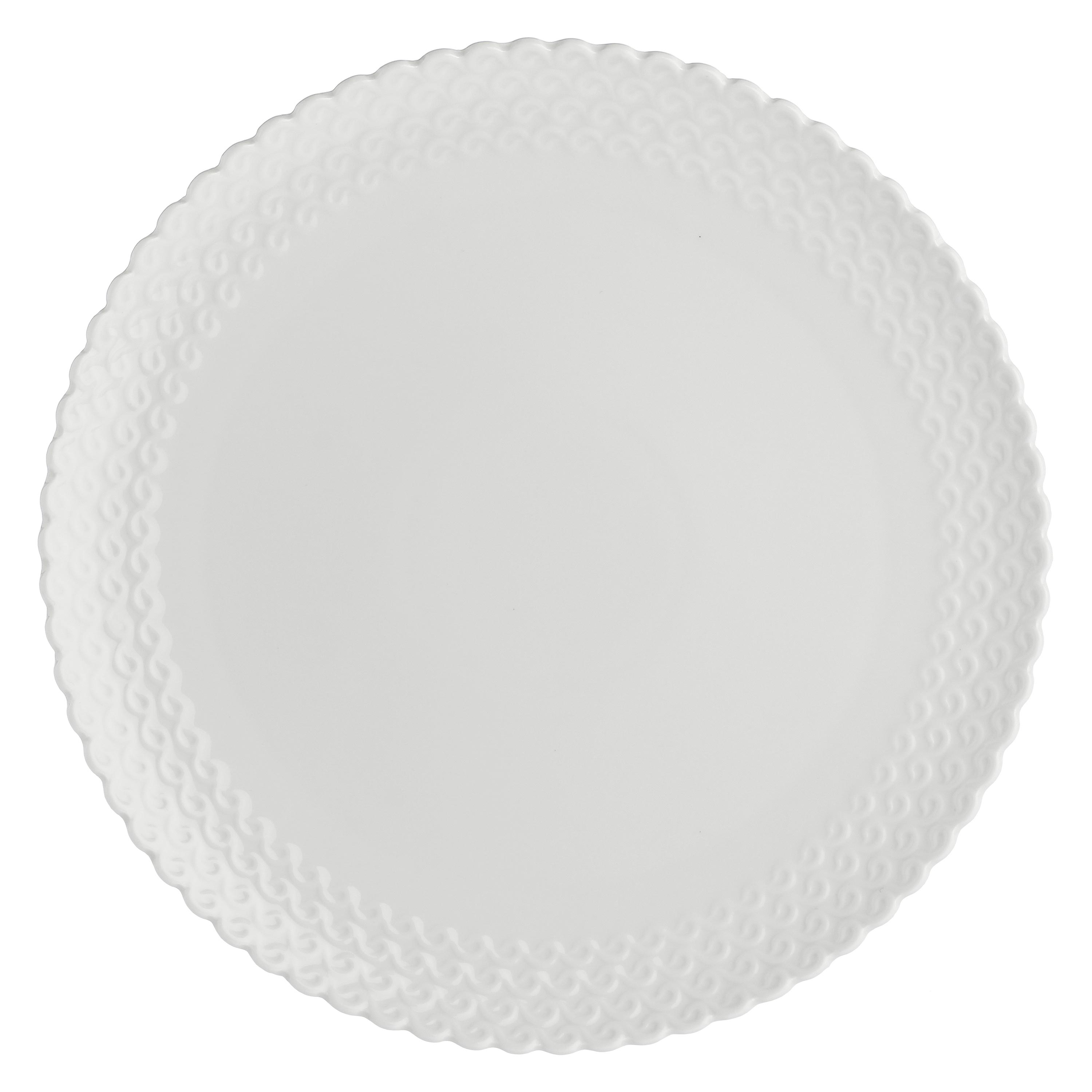 La Porcellana Bianca Essenziale Gourmet - Piatto Teso 17 cm, Set da 6, 1 set  - Interismo