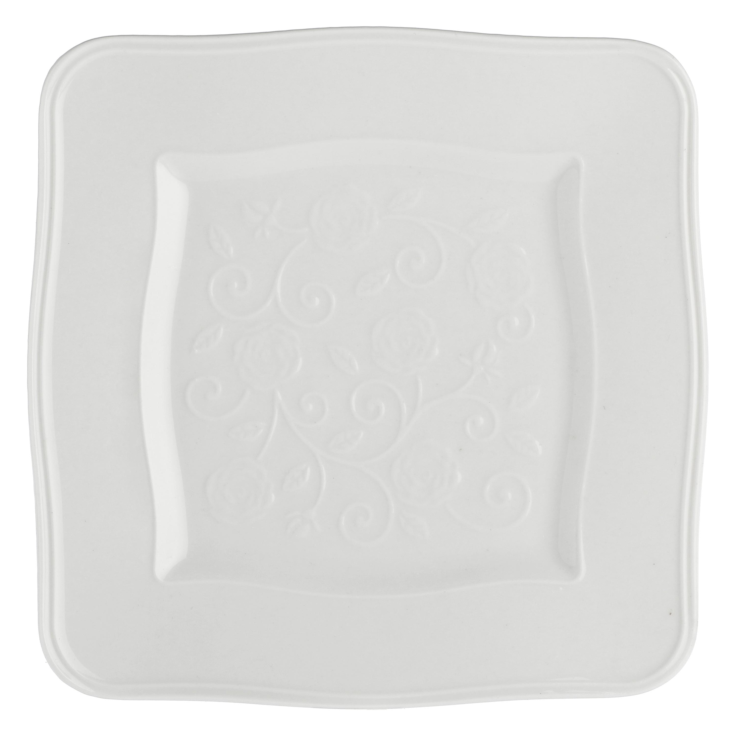 Servizio 18 piatti in porcellana bianca - Mirabel - Best Pet&House